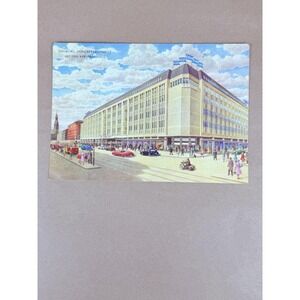 Vintage Hamburg Germany Karstadt Mönckebergstraße Postcard Unposted 1960s